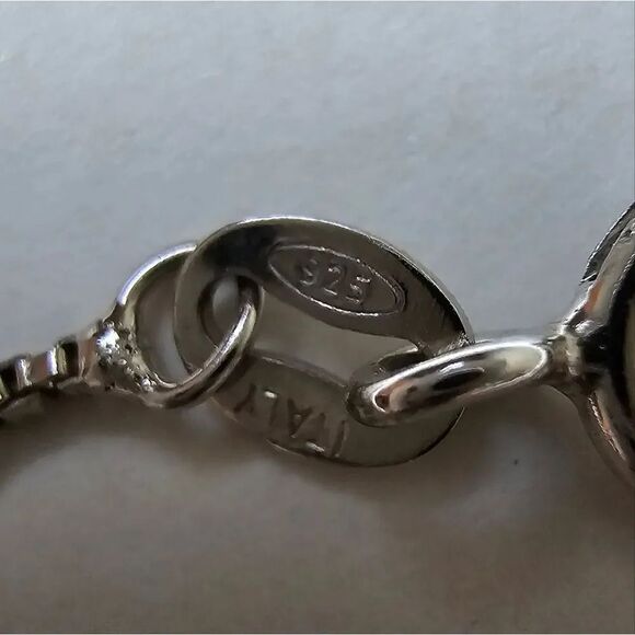 Pendant Necklace Red stone Vintage - Picture 5 of 5